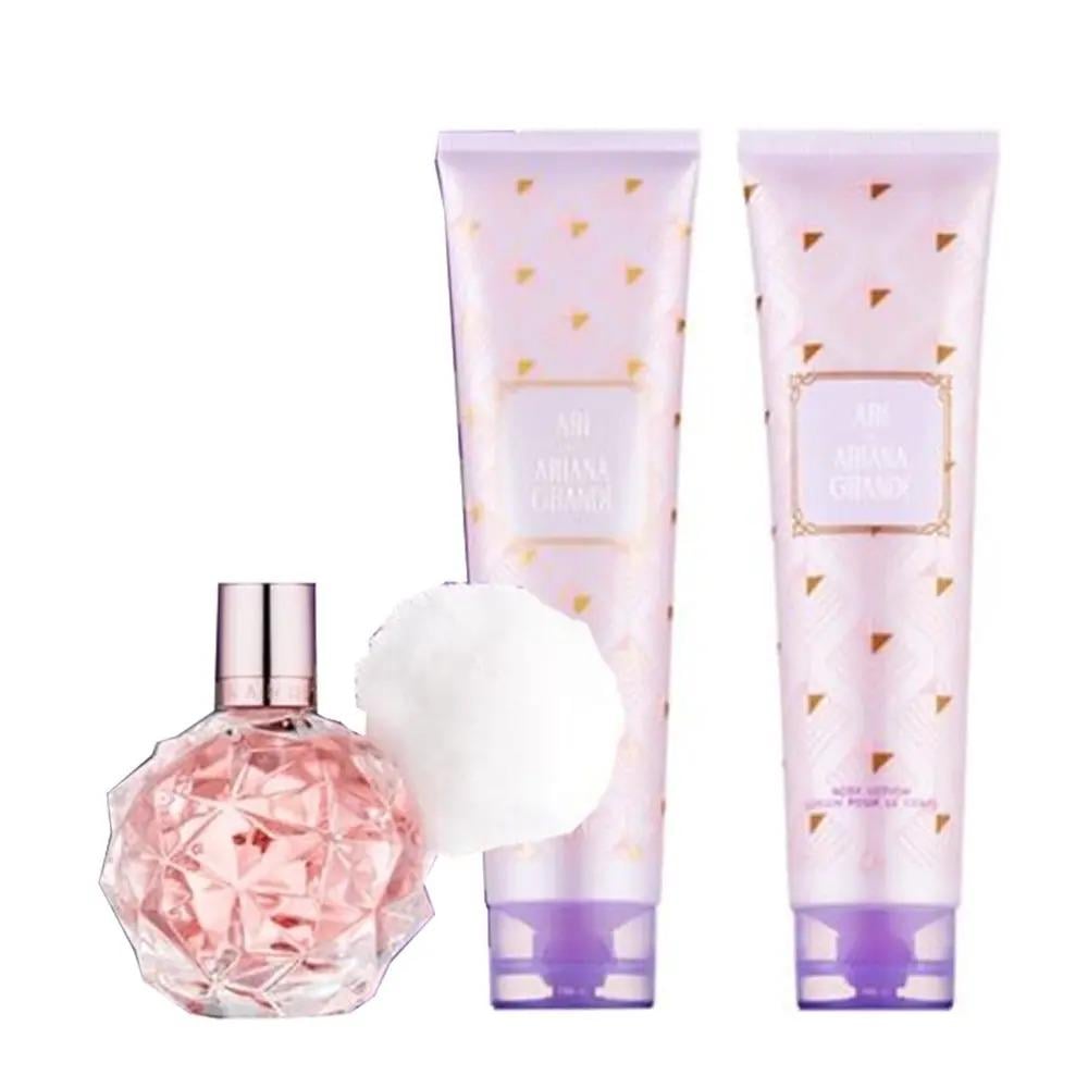 Ariana Grande Ari Perfume Set for Women (EDP 100ml + Body Lotion 100ml + Shower Gel 100ml)