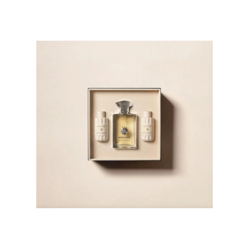 Amouage Reflection for Man Eau de Parfum 100ml + Bath and Shower Gel 60ml x 2 (3 Pcs)