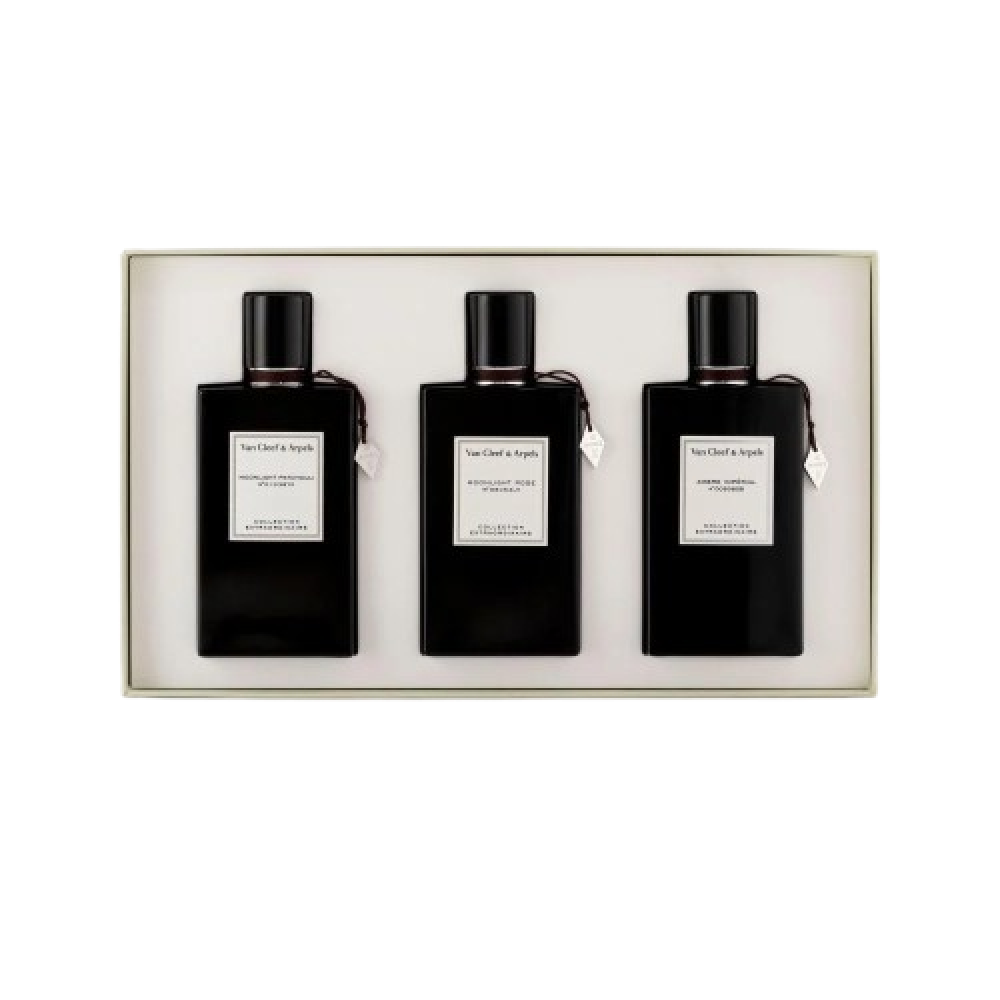 Van Cleef & Arpels Extraordinaire Ambre Impérial + Moonlight Rose + Moonlight Patchouli Eau de Parfum Set 3 x 45ml