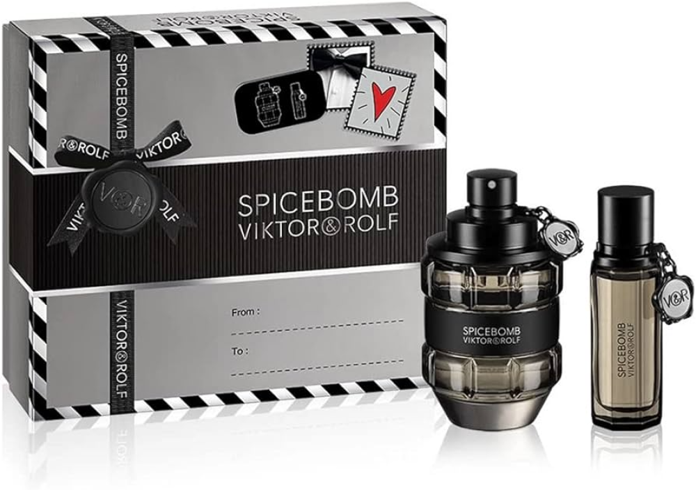Viktor & Rolf Spicebomb Pour Homme Eau de Toilette Spray 90ml & 20ml 2-Piece Set