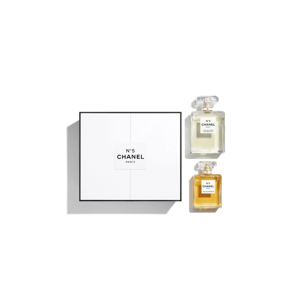 مجموعة هدايا شانيل ان 5 او دو برفيوم 50 مل وعطر الجسم 100 ملي