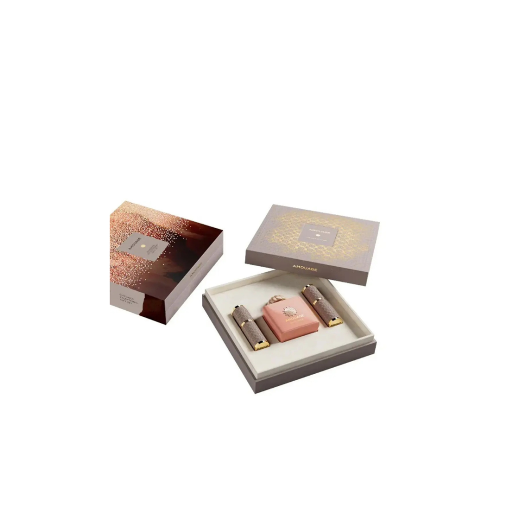 Amouage Guidance Eau de Parfum Unisex 100ml + Guidance 46 Extrait de Parfum Unisex 10x2ml Travel Sprays 3 Pieces Set