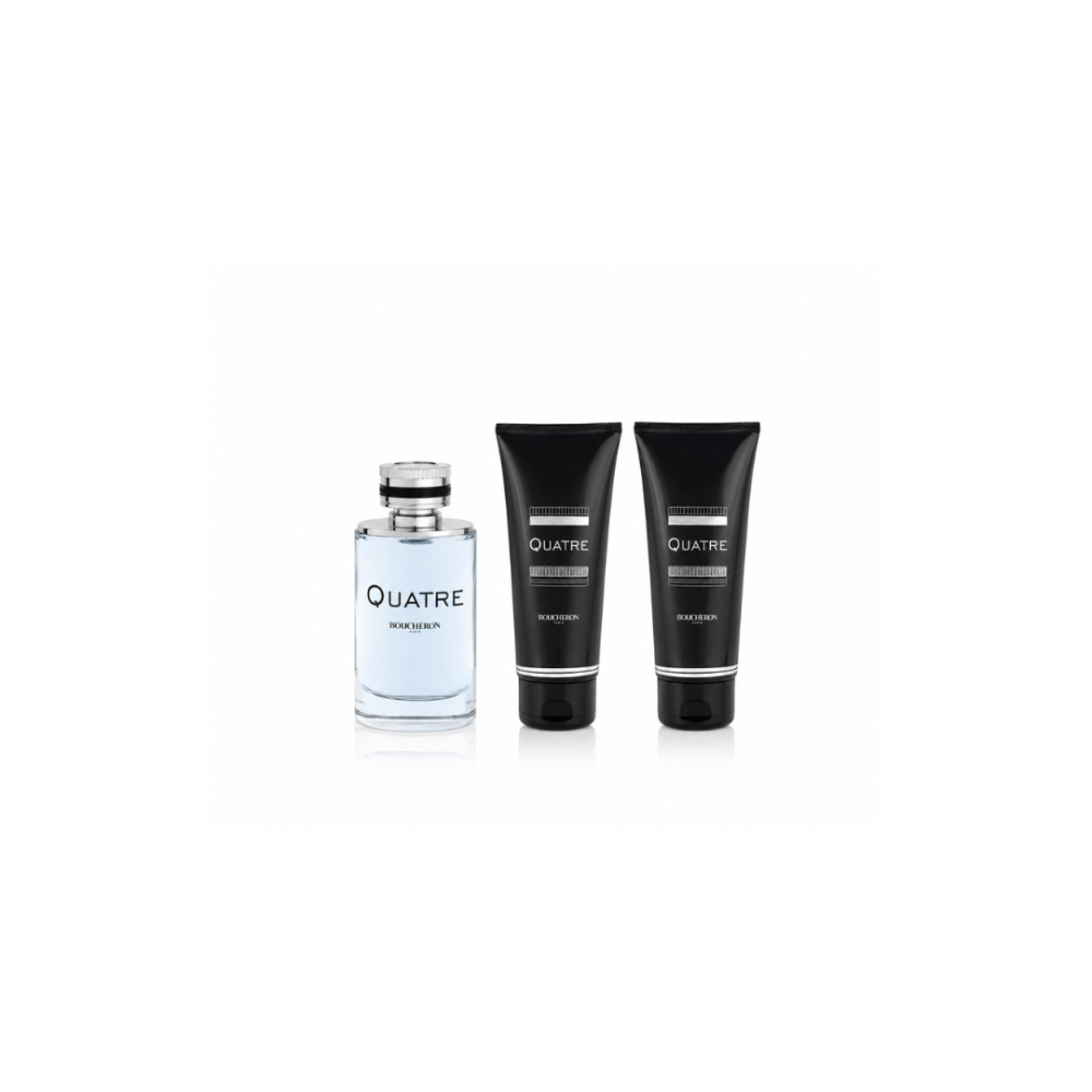 Boucheron Quatre Pour Homme Eau de Toilette for Men 100ml 3 Pieces