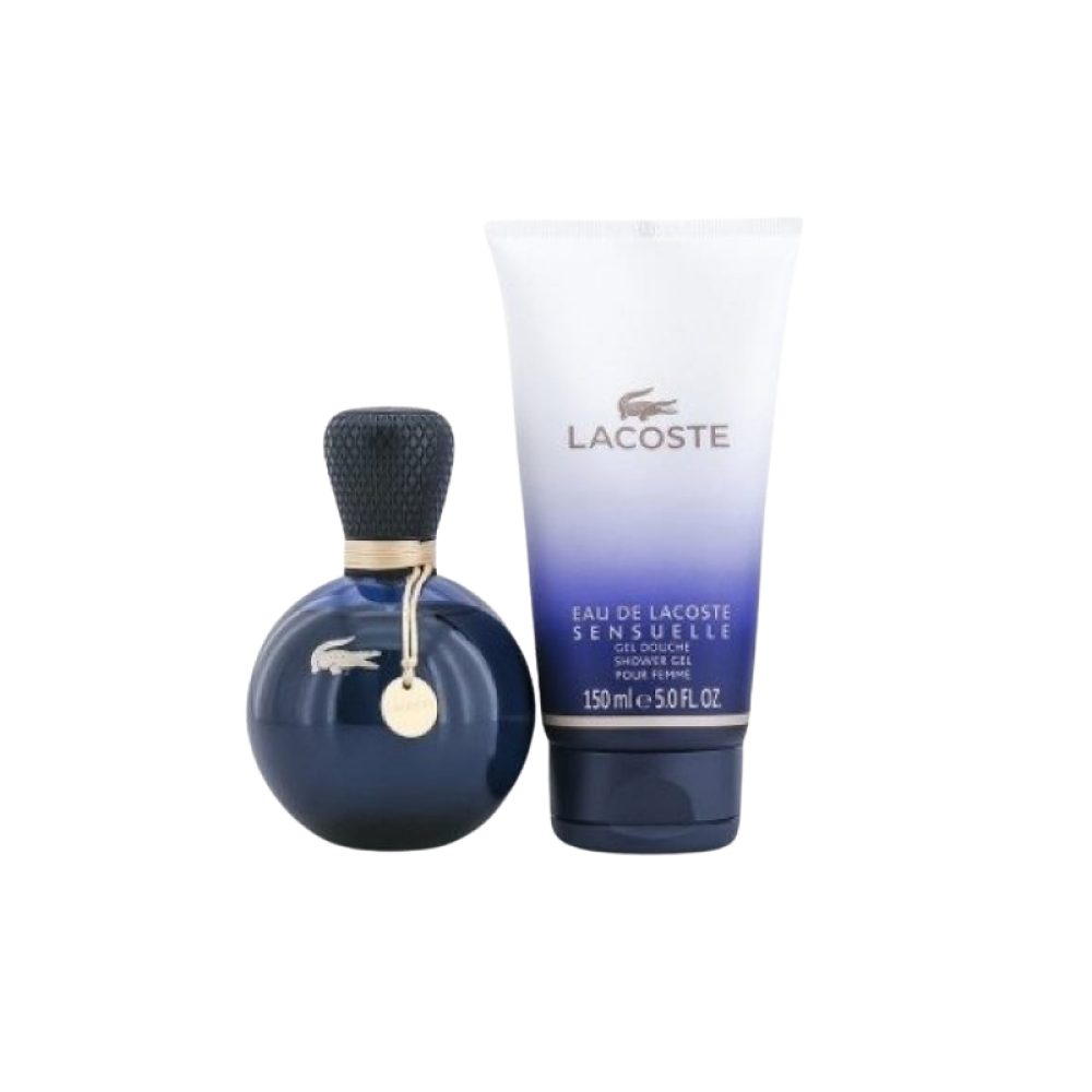 Lacoste Sensuelle Mauve Eau de Parfum Set (90ml Fragrance + 150ml Shower Gel)